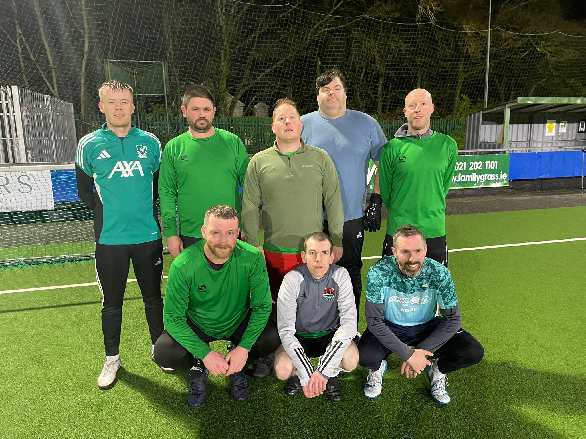 footy.ie soccer in cork team photo