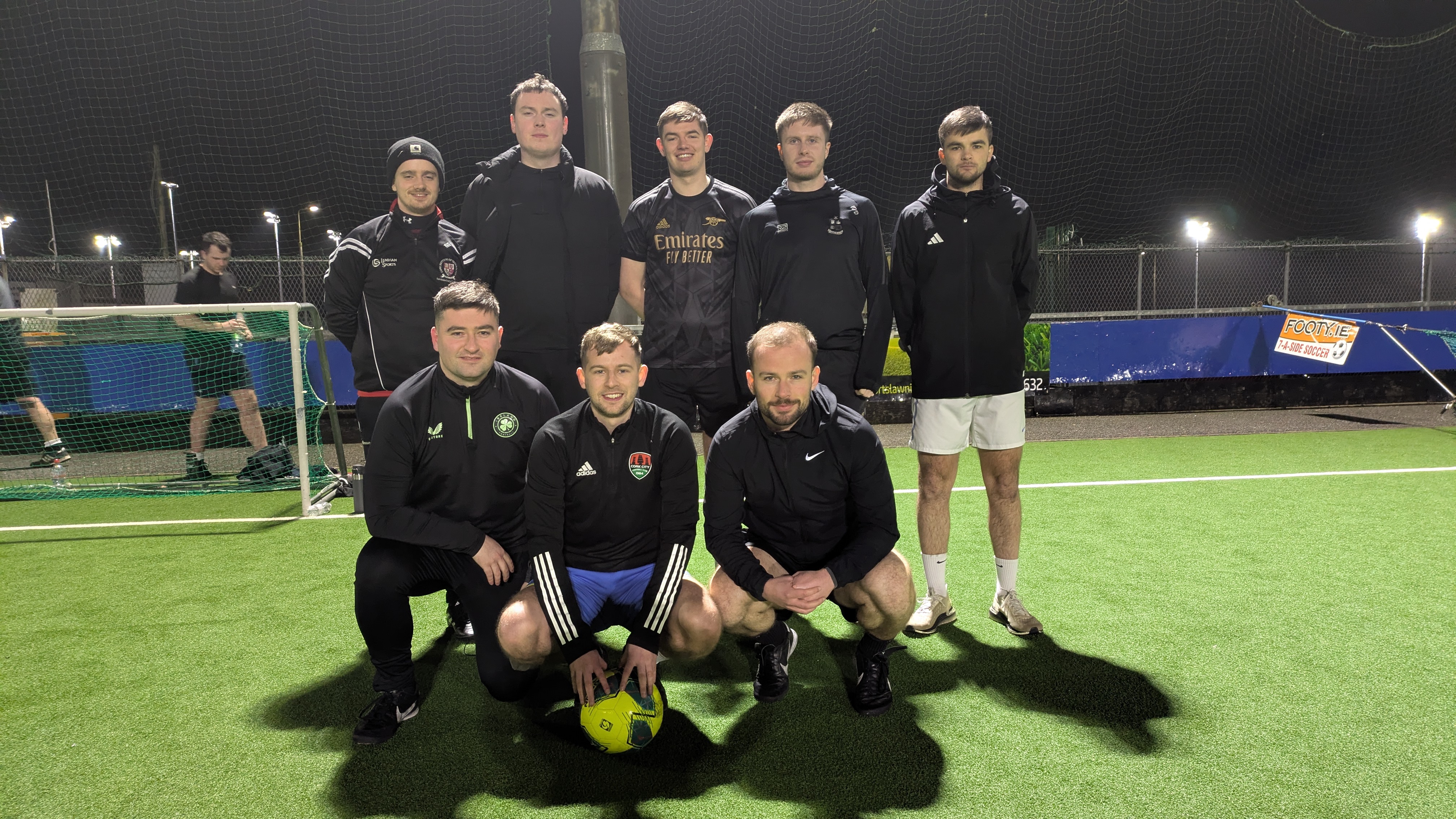 footy.ie soccer in cork team photo