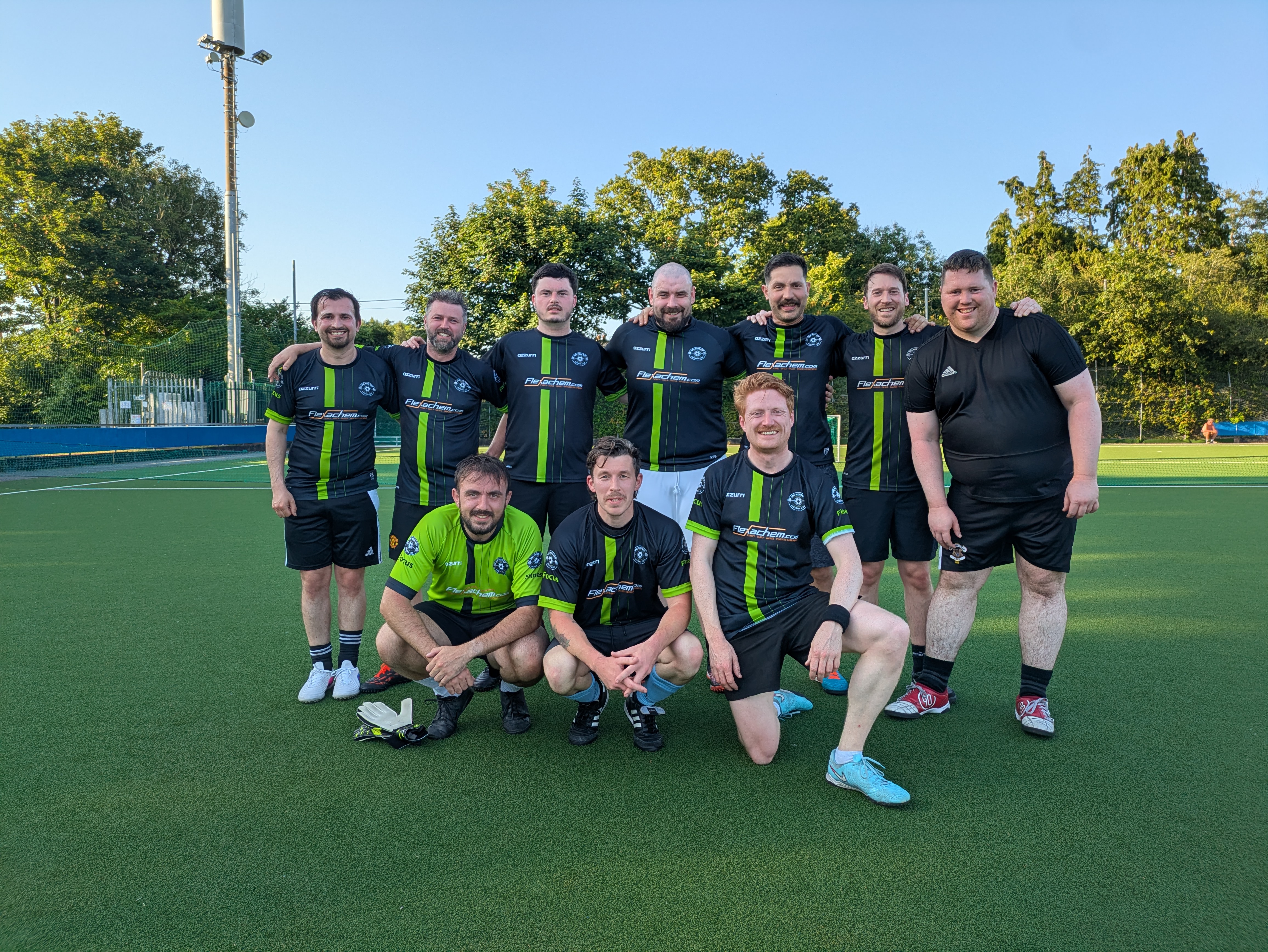 footy.ie soccer in cork team photo
