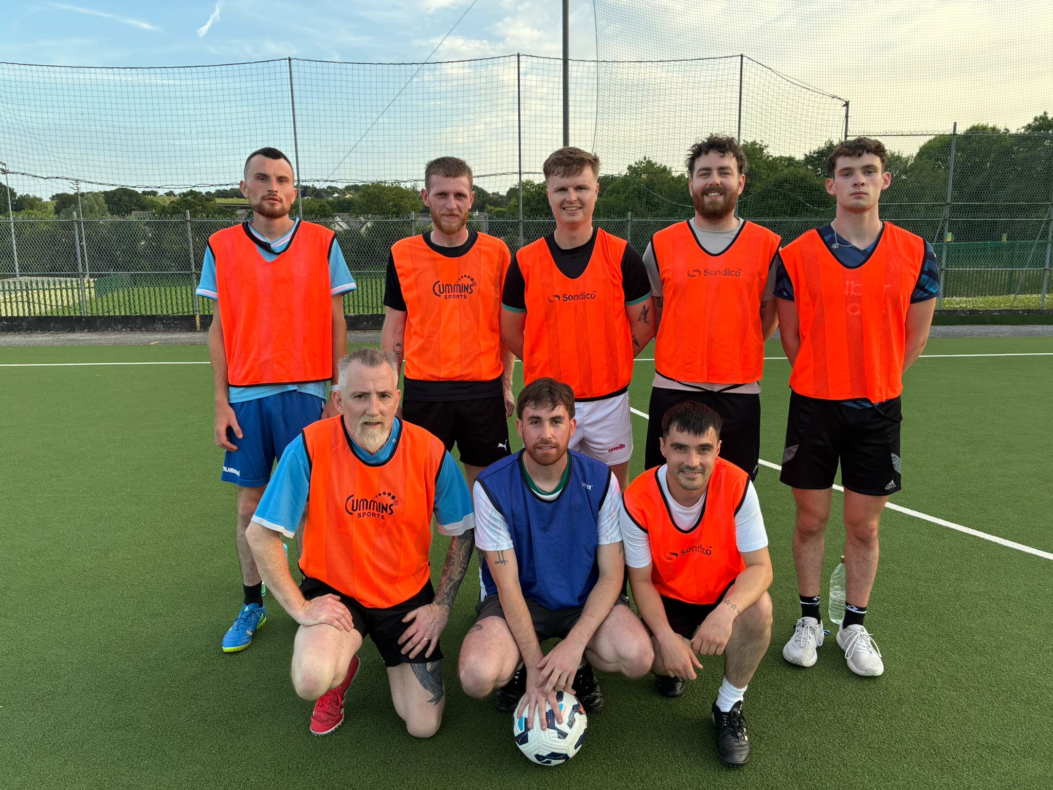 footy.ie soccer in cork team photo